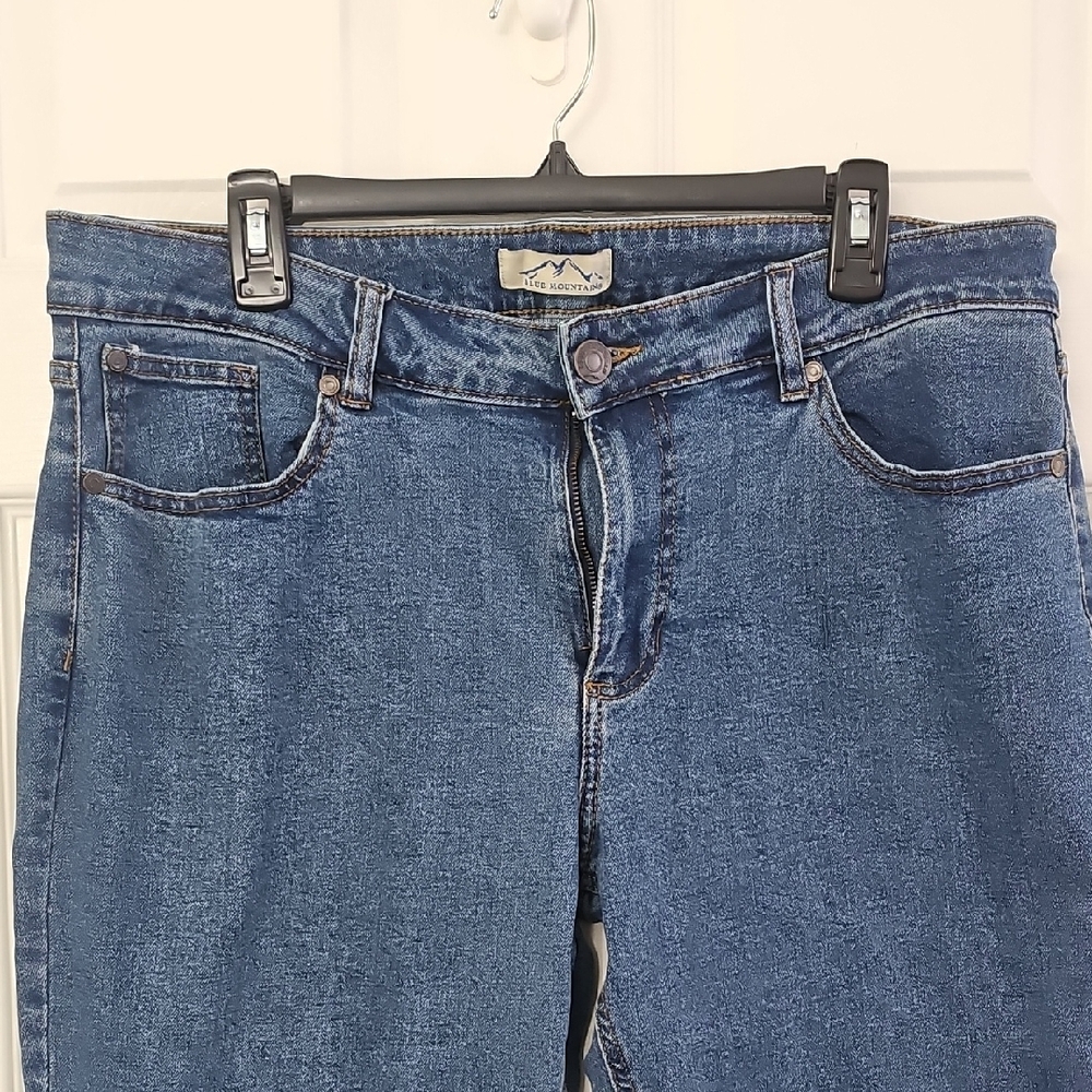 Blue High-Waisted Jeans